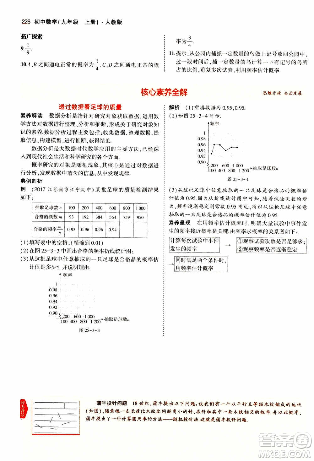 2021版初中同步5年中考3年模擬全解版初中數(shù)學九年級上冊人教版參考答案