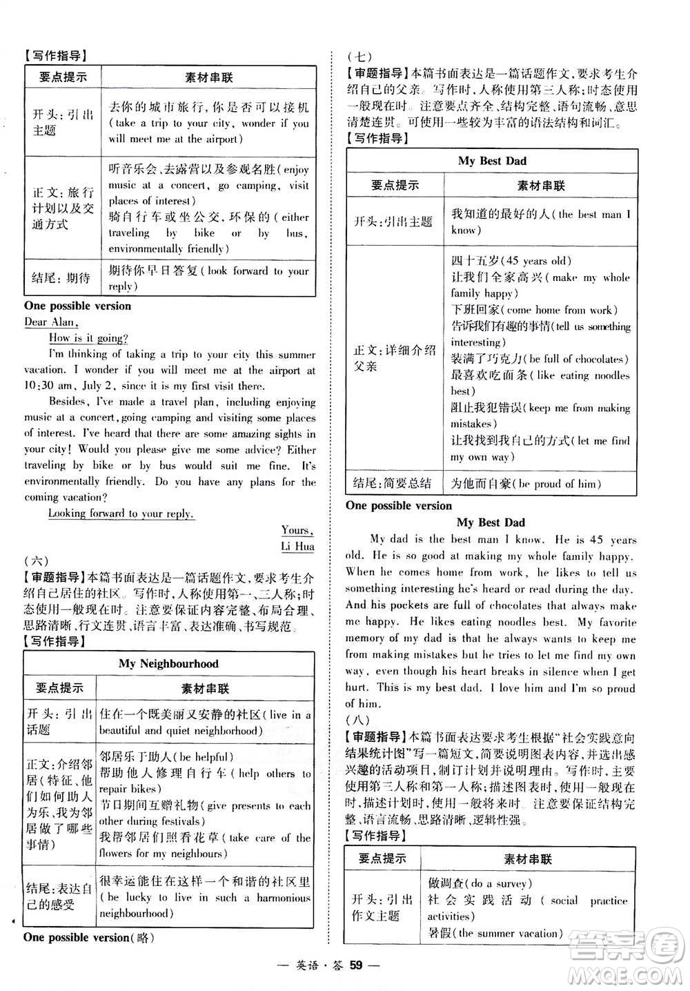 2021中考復(fù)習(xí)使用天利38套全國各省市中考真題?？蓟A(chǔ)題英語參考答案