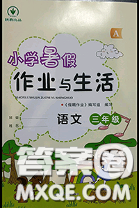 2020年小學(xué)暑假作業(yè)與生活三年級(jí)語(yǔ)文A版答案