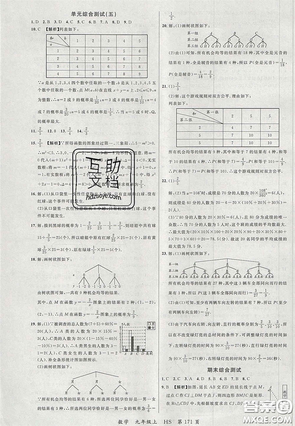 延邊大學(xué)出版社2020秋品至教育一線課堂九年級(jí)數(shù)學(xué)上冊(cè)華師大版答案