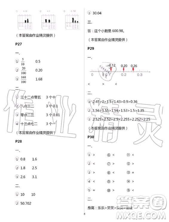 齊魯書社2020年口算題卡計算加應用四年級上五四制冊青島版答案