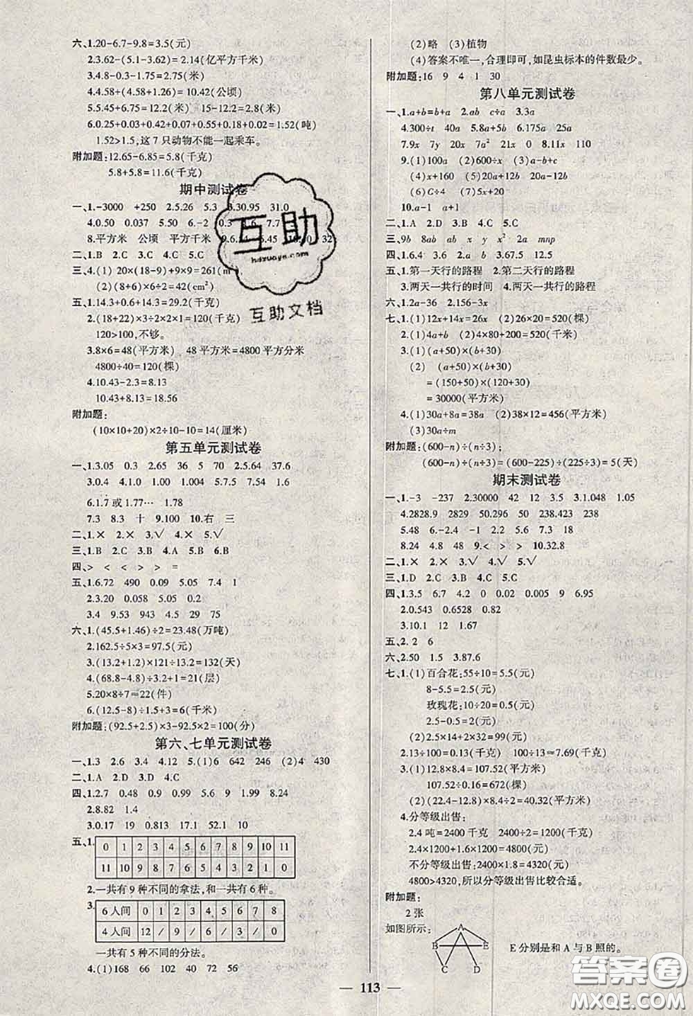 狀元成才路2020秋創(chuàng)優(yōu)作業(yè)100分導(dǎo)學(xué)案五年級數(shù)學(xué)上冊蘇教版答案