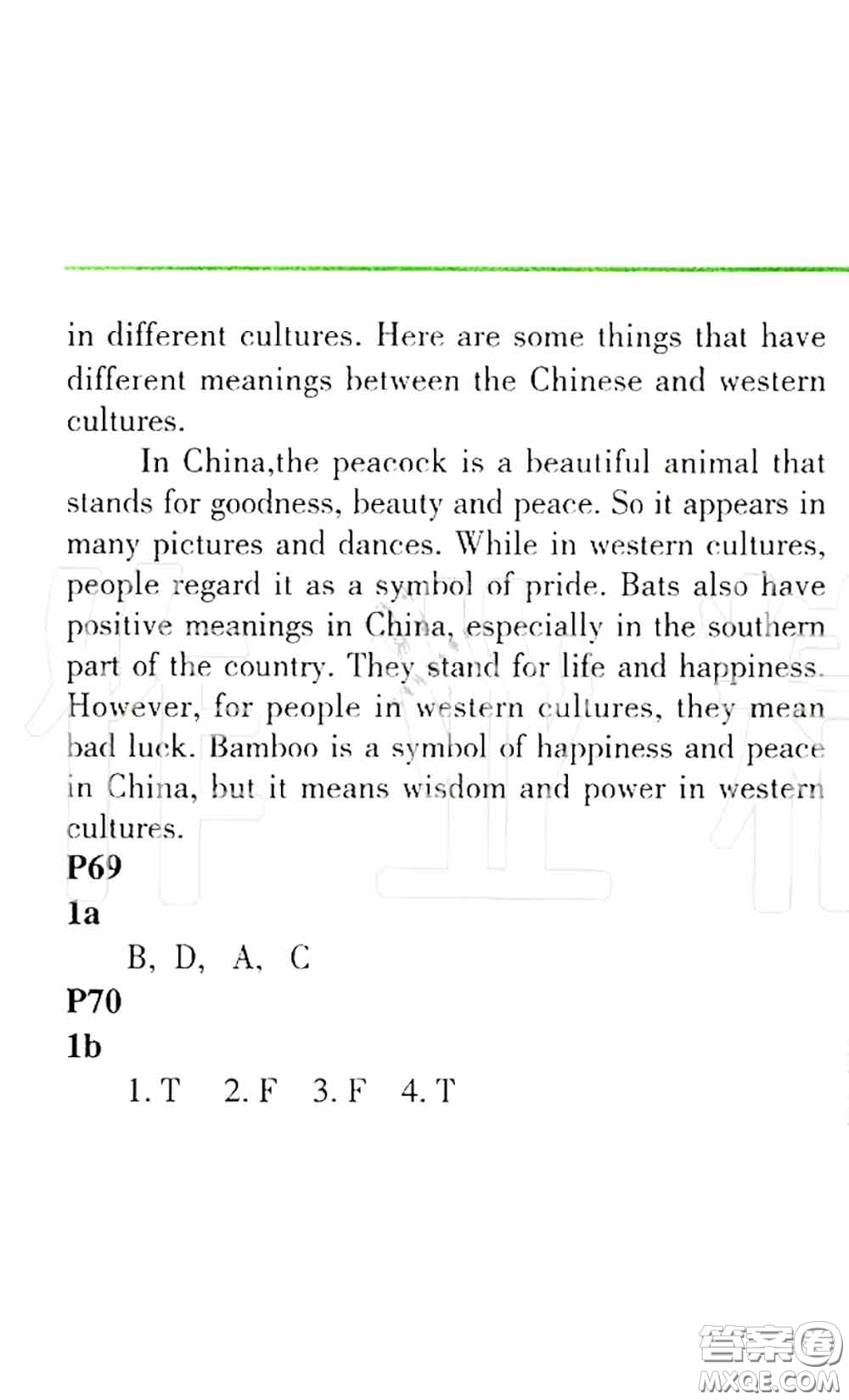 科學(xué)普及出版社2020年課本教材九年級(jí)英語(yǔ)上冊(cè)仁愛(ài)版參考答案