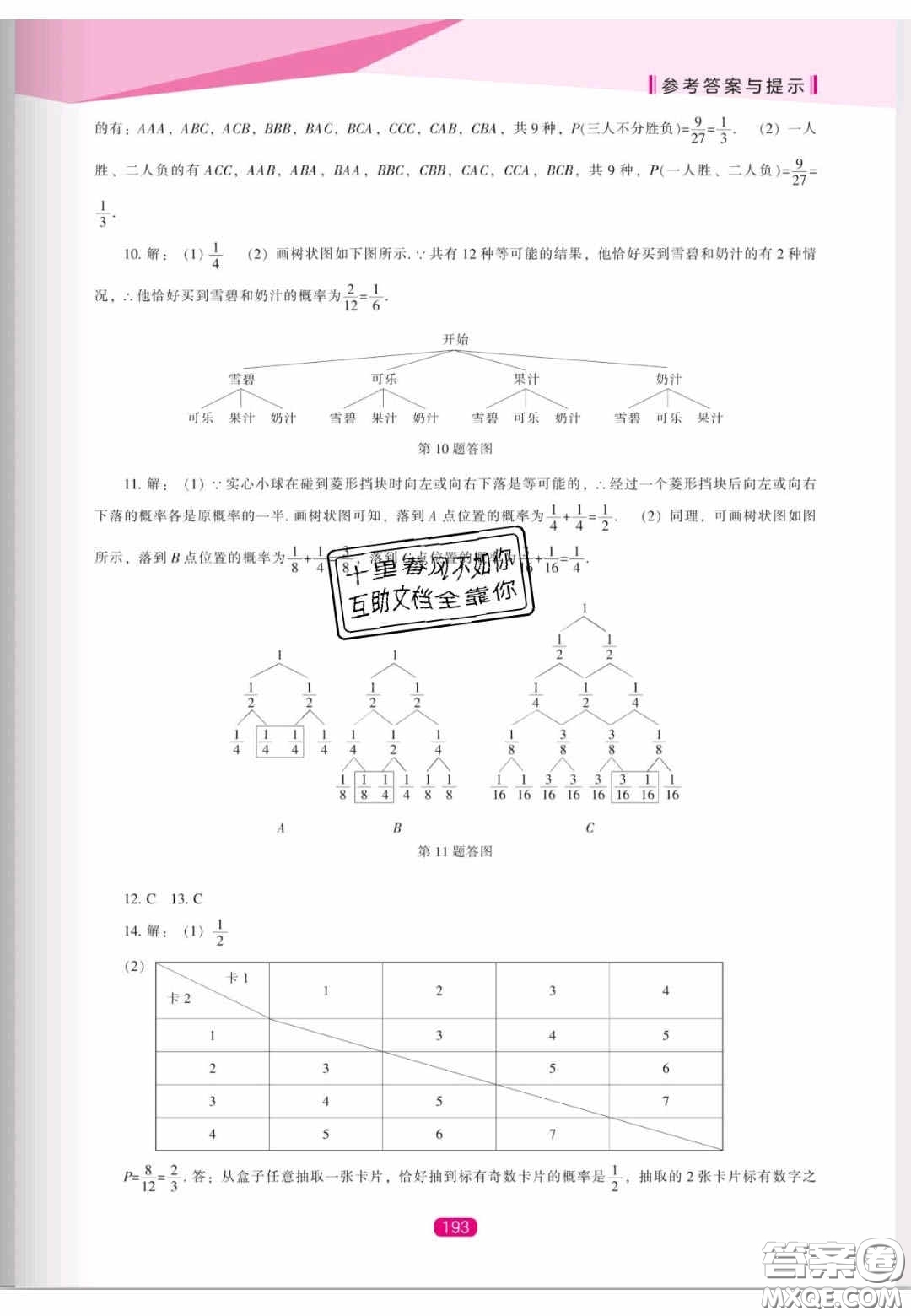 遼海出版社2020新課程能力培養(yǎng)九年級數學上冊人教版答案