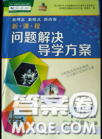 2020年新課程問題解決導學方案九年級物理上冊人教版答案