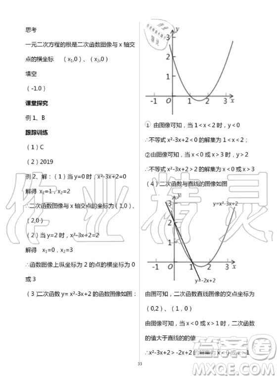 重慶出版社2020年學(xué)習(xí)指要九年級(jí)上冊(cè)數(shù)學(xué)人教版答案