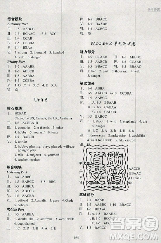 2020秋深圳市小學(xué)英語課堂跟蹤六年級上冊滬教牛津版答案