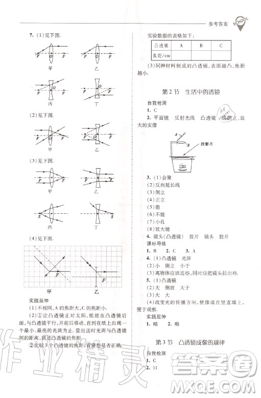 2020年新課程問題解決導(dǎo)學(xué)方案物理八年級(jí)上冊(cè)人教版答案