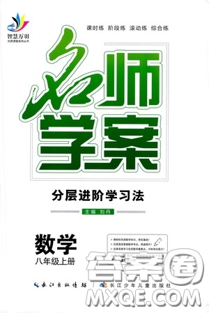 長江少年兒童出版社2020名師學(xué)案分層進(jìn)階學(xué)習(xí)法八年級數(shù)學(xué)上冊答案