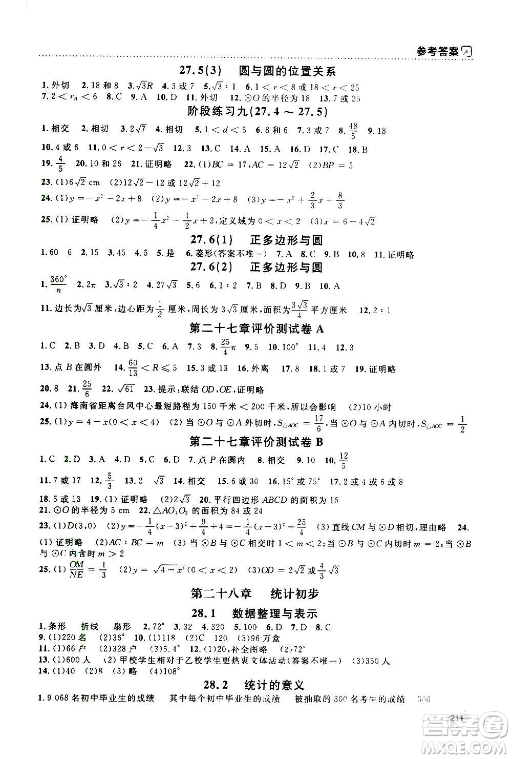 上海大學(xué)出版社2020年鐘書金牌上海作業(yè)數(shù)學(xué)九年級(jí)上冊(cè)答案