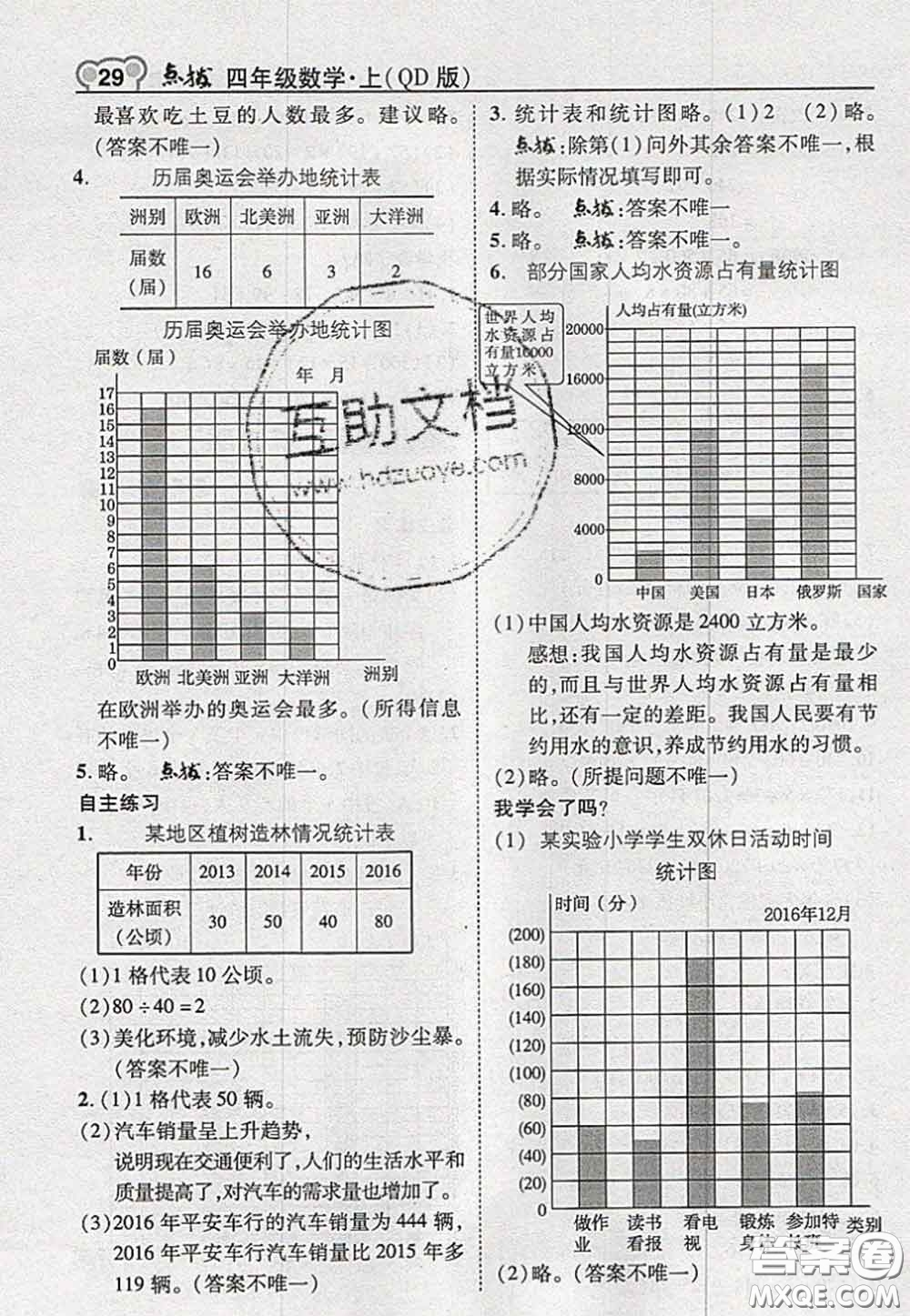 2020秋榮德基特高級(jí)教師點(diǎn)撥四年級(jí)數(shù)學(xué)上冊(cè)青島版參考答案