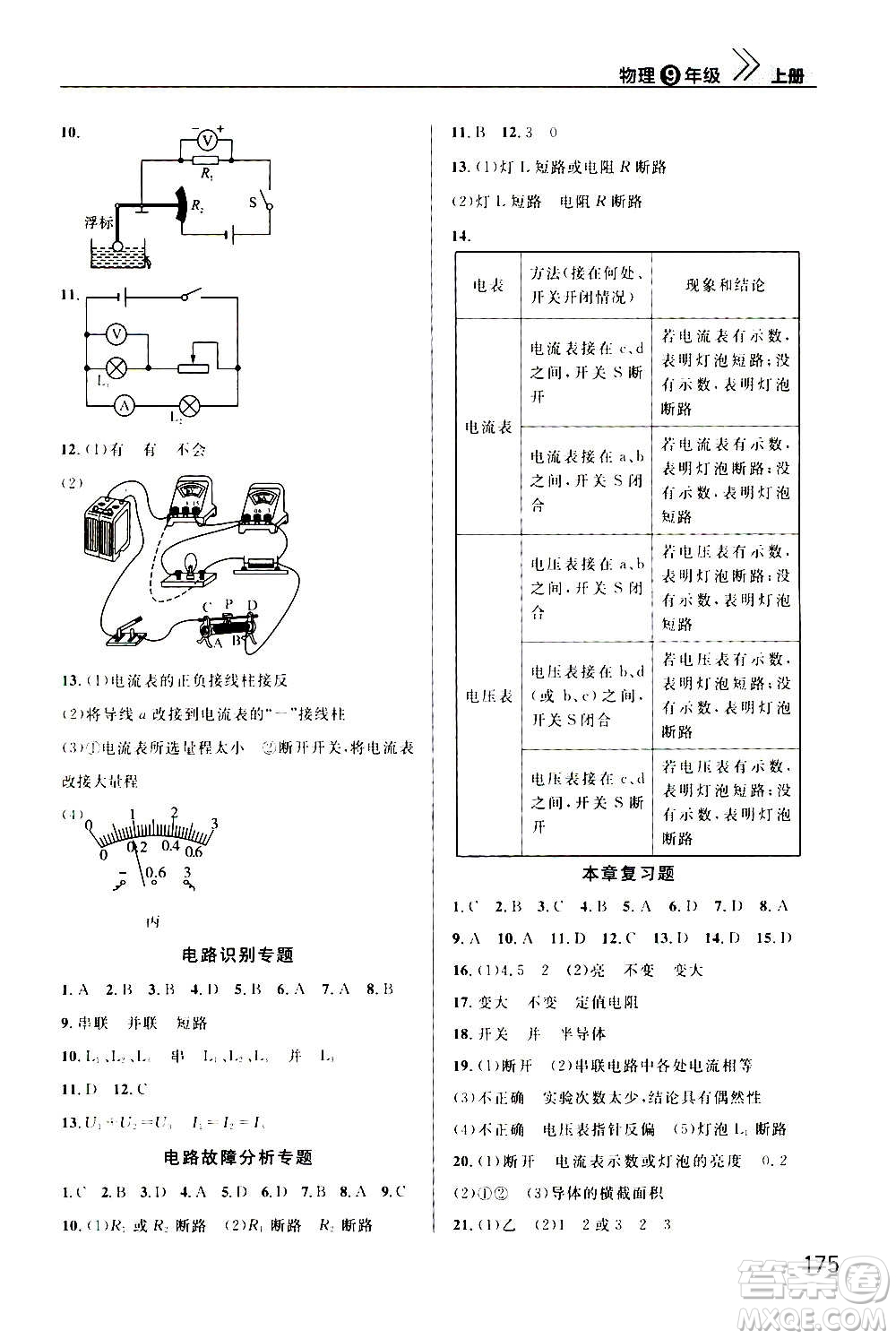 2020秋智慧學(xué)習(xí)天天向上課堂作業(yè)九年級(jí)上冊(cè)物理人教版答案