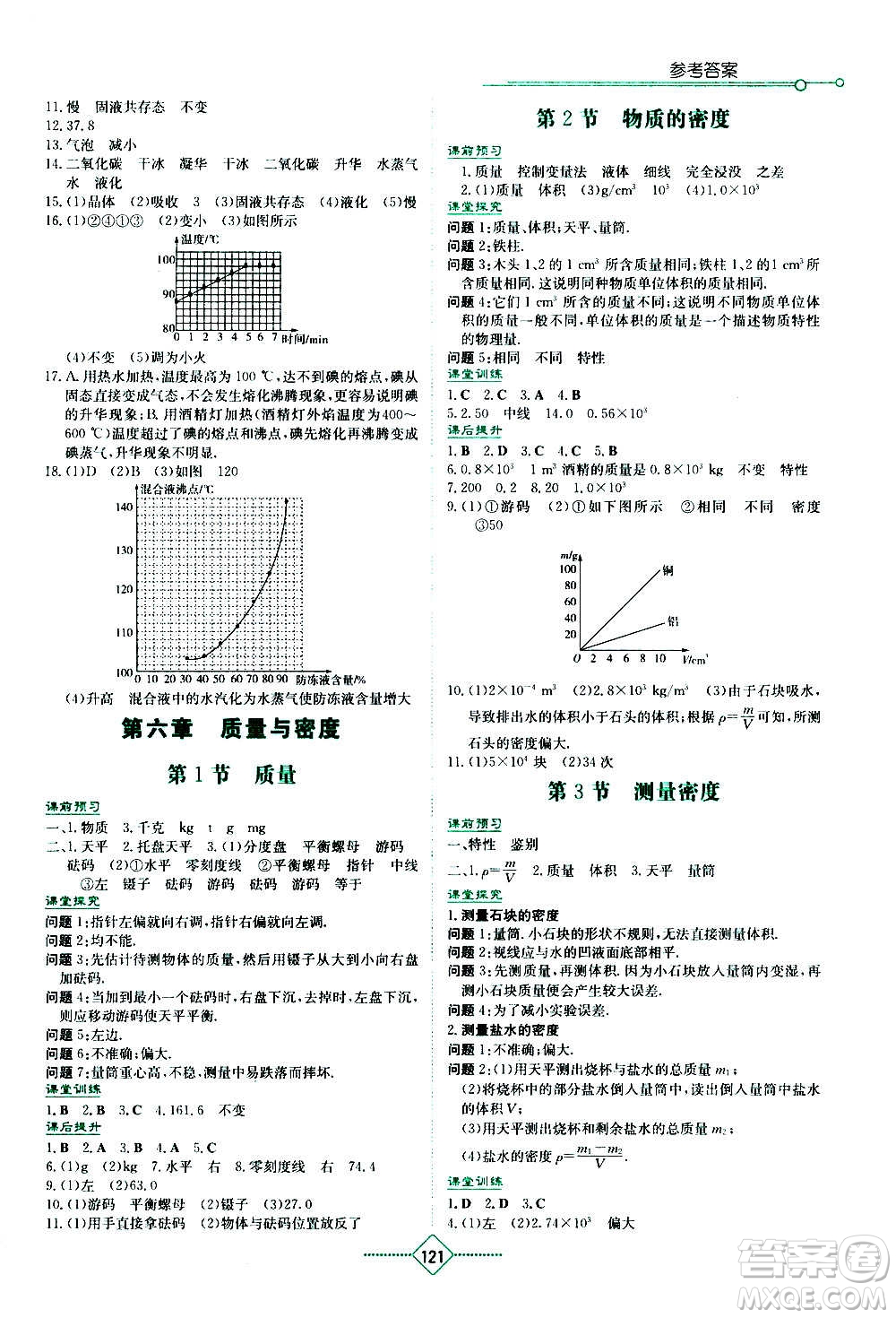 湖南教育出版社2020年學(xué)法大視野物理八年級上冊教育科學(xué)版答案