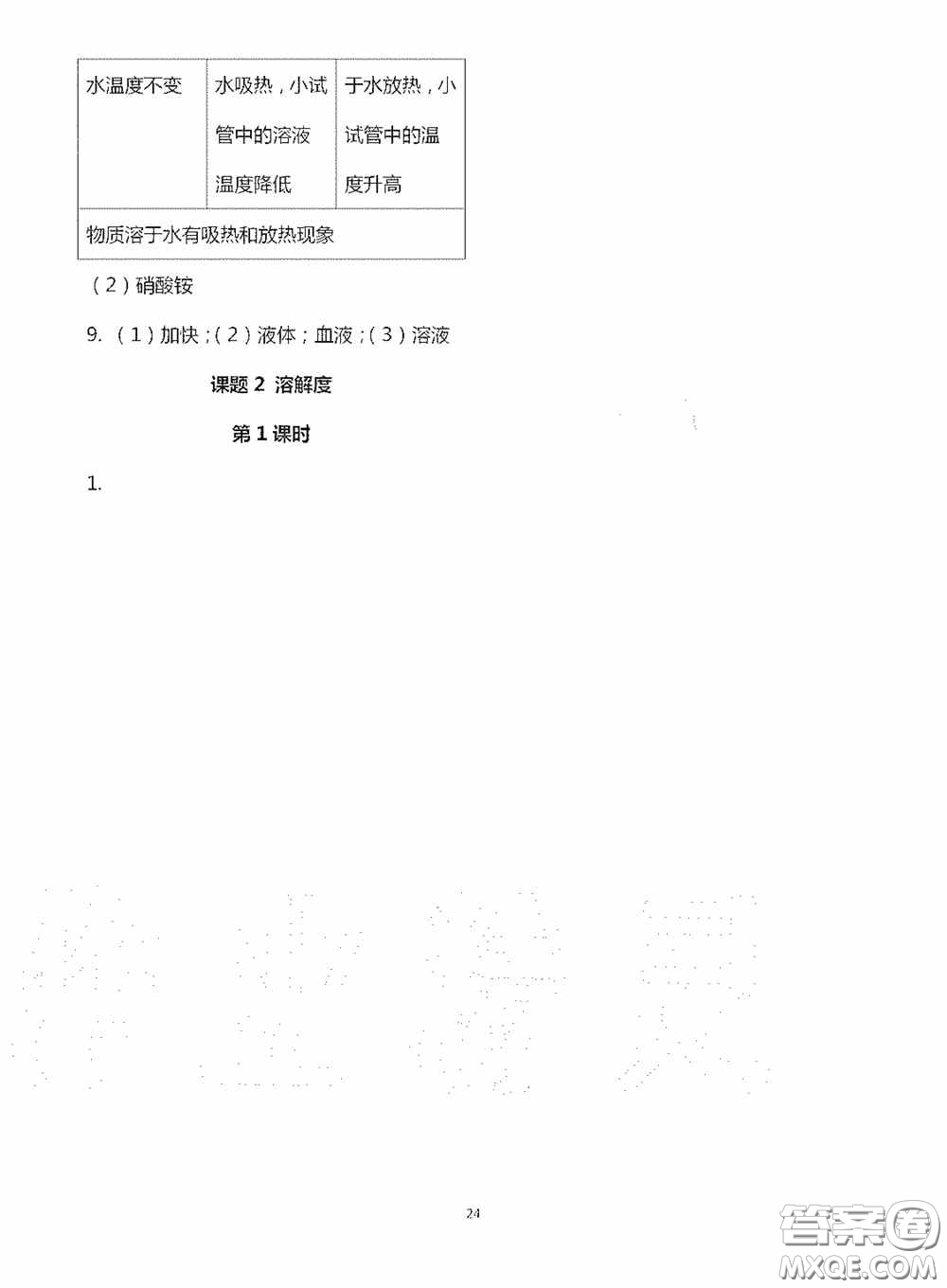 寧夏人民教育出版社2020學(xué)習(xí)之友九年化學(xué)全一冊(cè)人教版答案