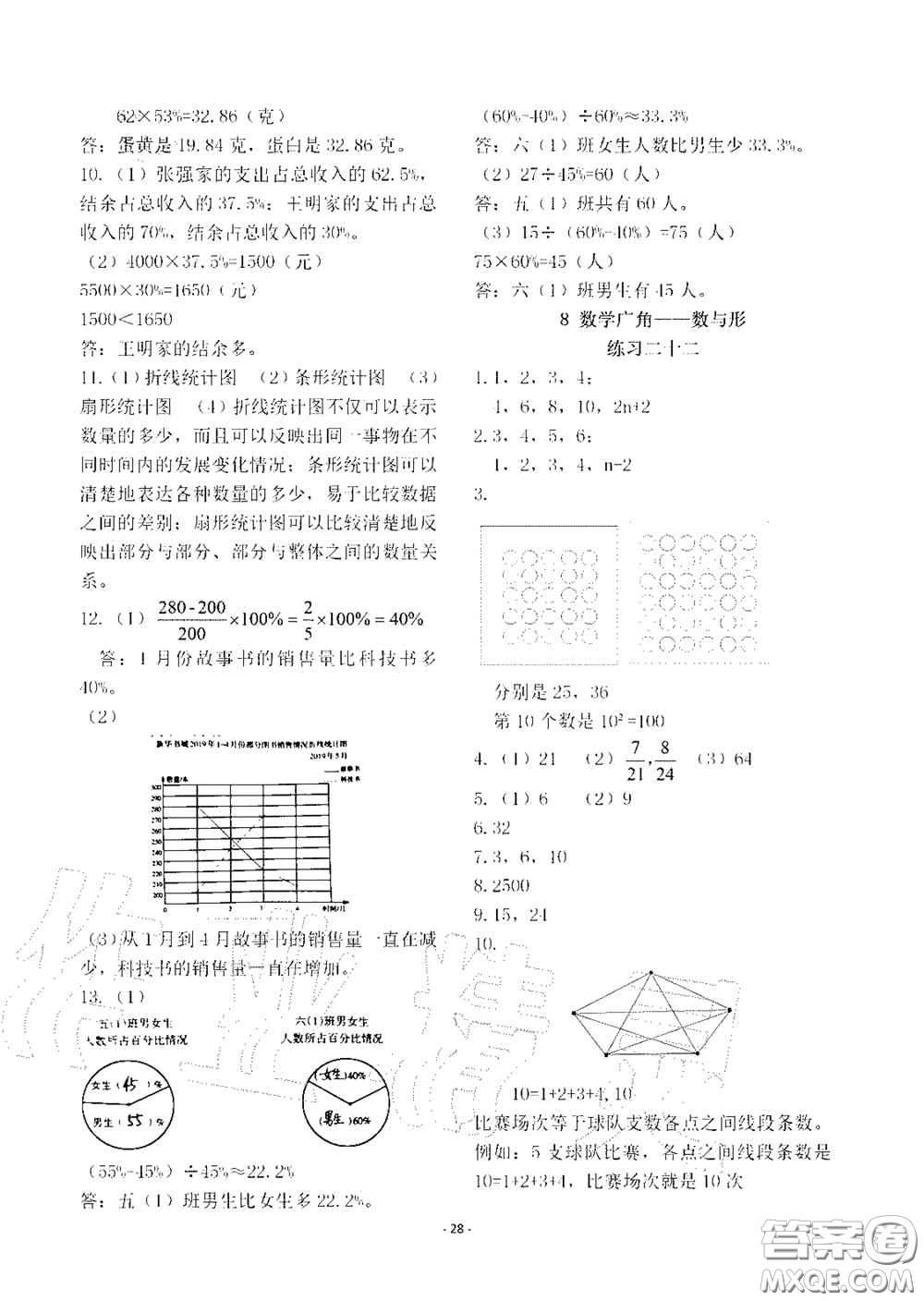 明天出版社2020智慧學習六年級數(shù)學上冊人教版答案