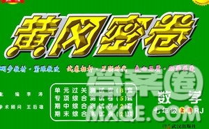 武漢出版社2020年黃岡密卷數(shù)學(xué)七年級(jí)上冊(cè)RJ人教版答案