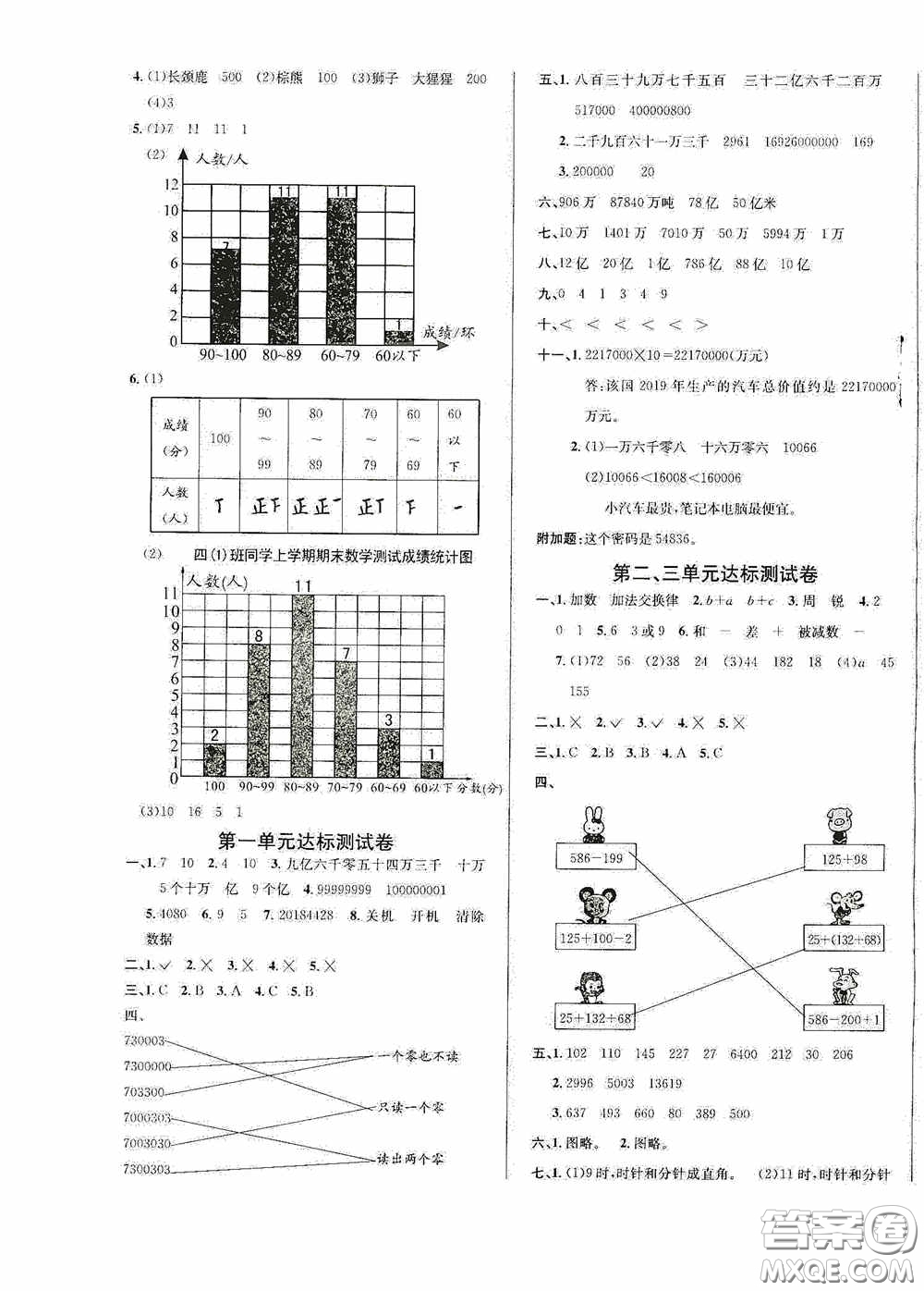 南海出版公司2020課時同步導練四年級數(shù)學上冊西師大版答案