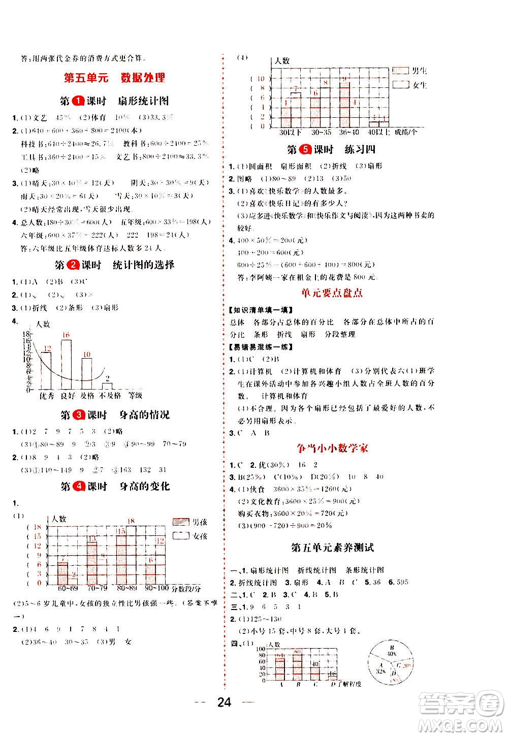 南方出版社2020秋核心素養(yǎng)天天練六年級(jí)上冊(cè)數(shù)學(xué)B北師大版答案