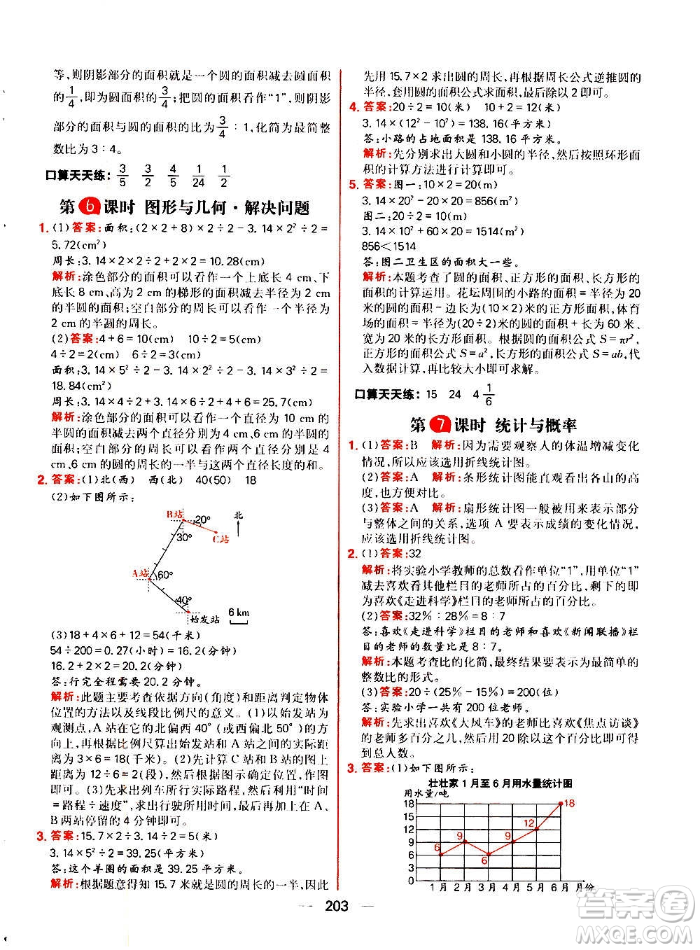 南方出版社2020秋核心素養(yǎng)天天練六年級上冊數(shù)學(xué)R人教版答案