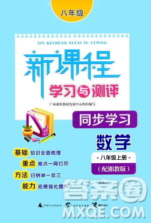 廣西教育出版社2020新課程學(xué)習(xí)與測評同步學(xué)習(xí)數(shù)學(xué)八年級上冊湘教版答案