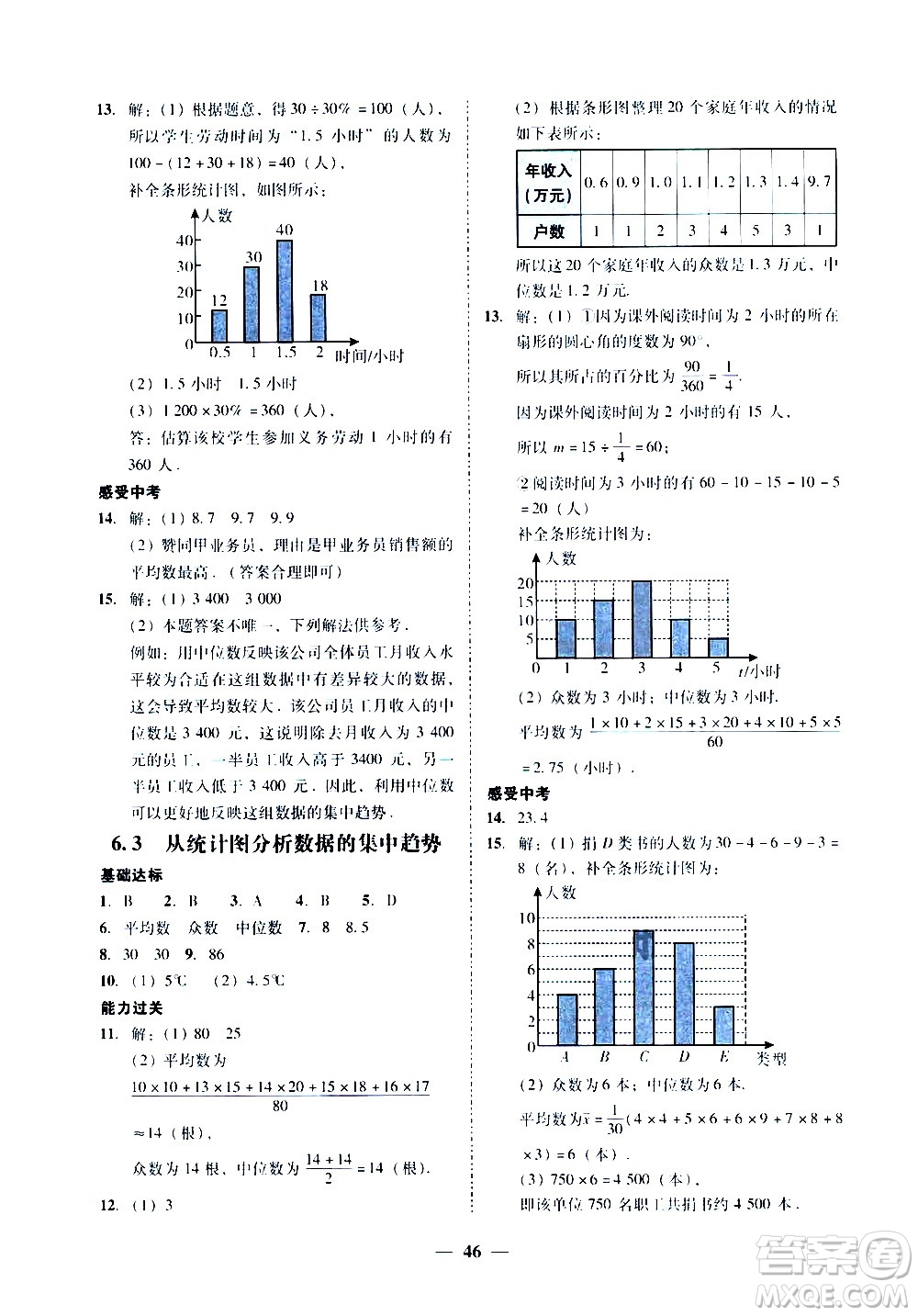 廣東經(jīng)濟出版社2020年百分導(dǎo)學(xué)數(shù)學(xué)八年級上冊BS北師版答案