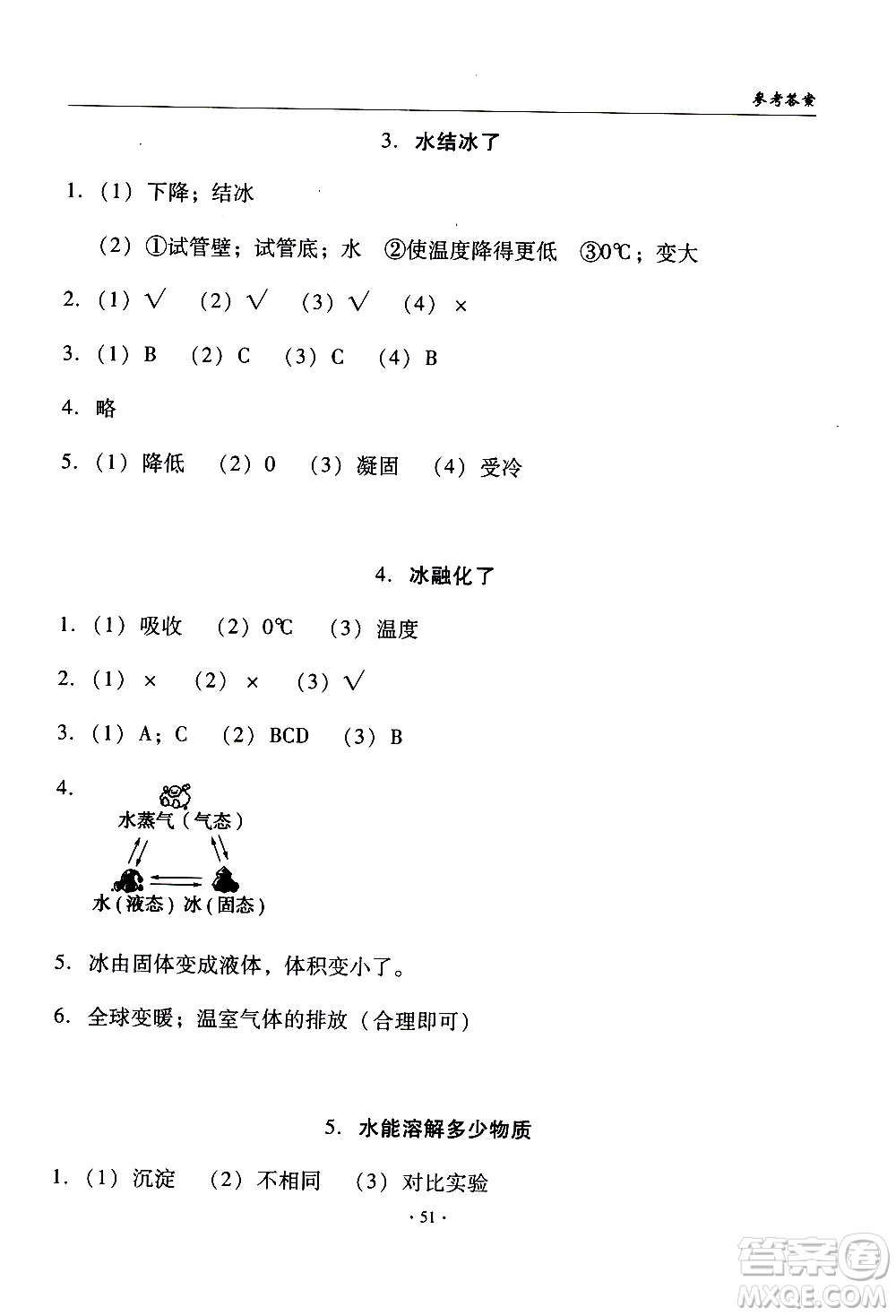 教育科學(xué)出版社2020年優(yōu)質(zhì)課堂導(dǎo)學(xué)案科學(xué)三年級(jí)上冊(cè)教科版答案