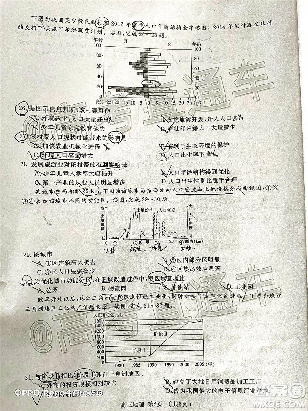 長治市2020-2021學(xué)年度高三年級11月份質(zhì)量監(jiān)測地理試題及答案