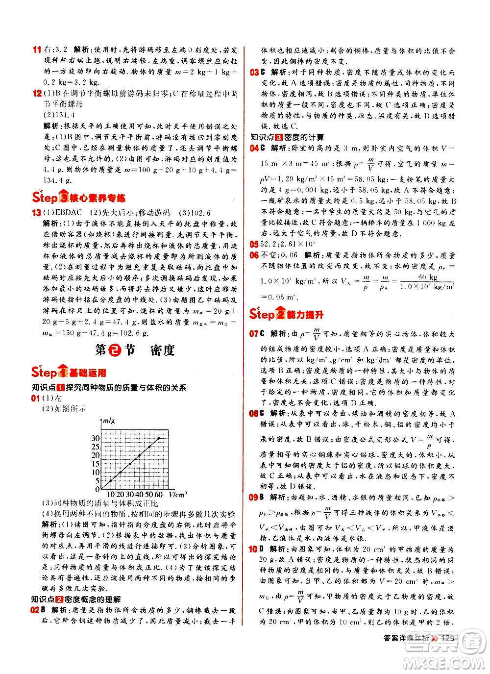 黑龍江教育出版社2021新版陽(yáng)光計(jì)劃初中同步物理八年級(jí)上冊(cè)R人教版答案