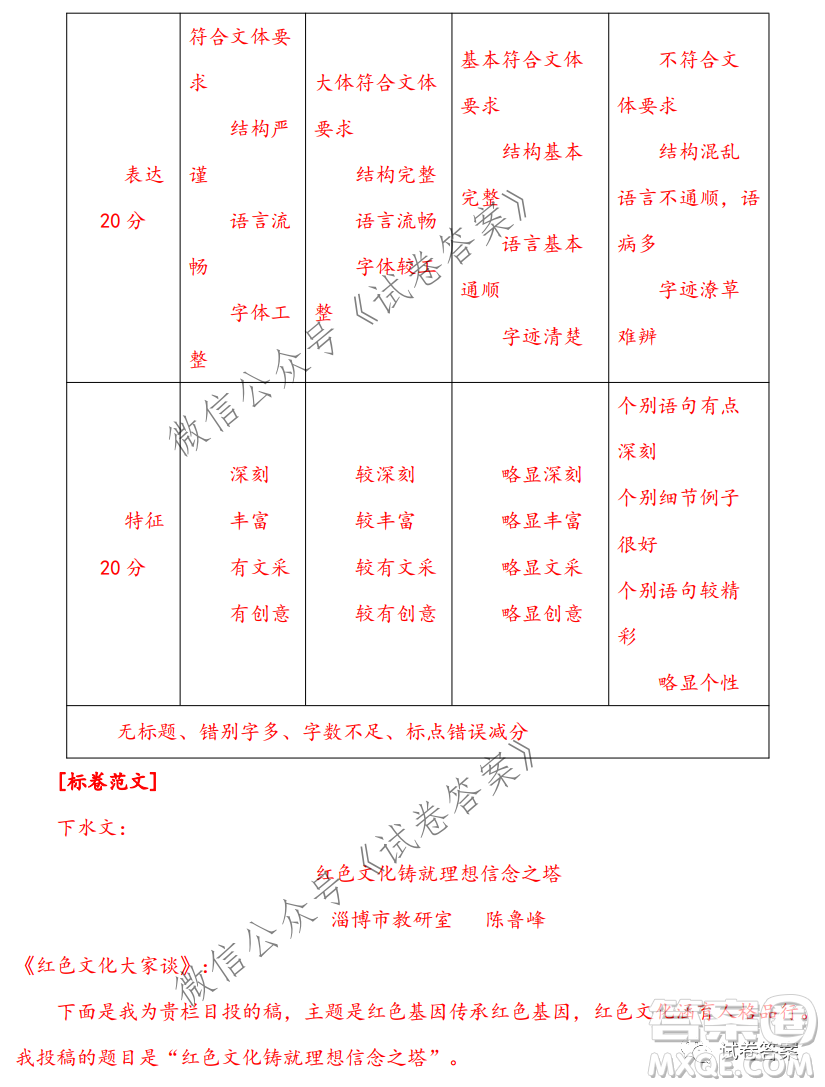 淄博市2020-2021學(xué)年高三上學(xué)期12月摸底檢測語文試題及答案