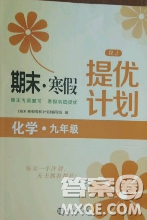 南京大學(xué)出版社2021期末寒假提優(yōu)計劃化學(xué)九年級人教版答案