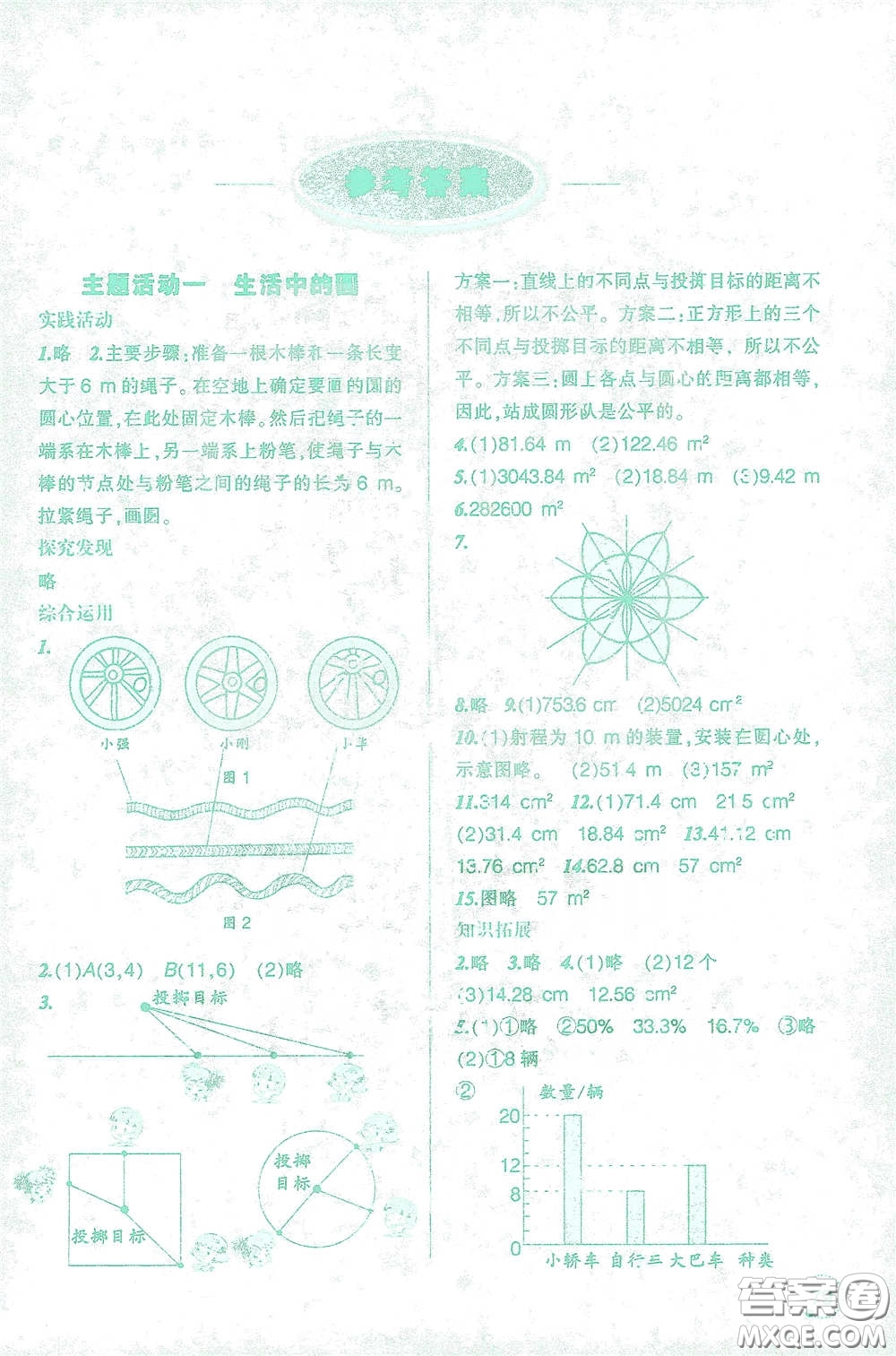 遼寧師范大學(xué)出版社2021寒假樂園六年級(jí)數(shù)學(xué)答案