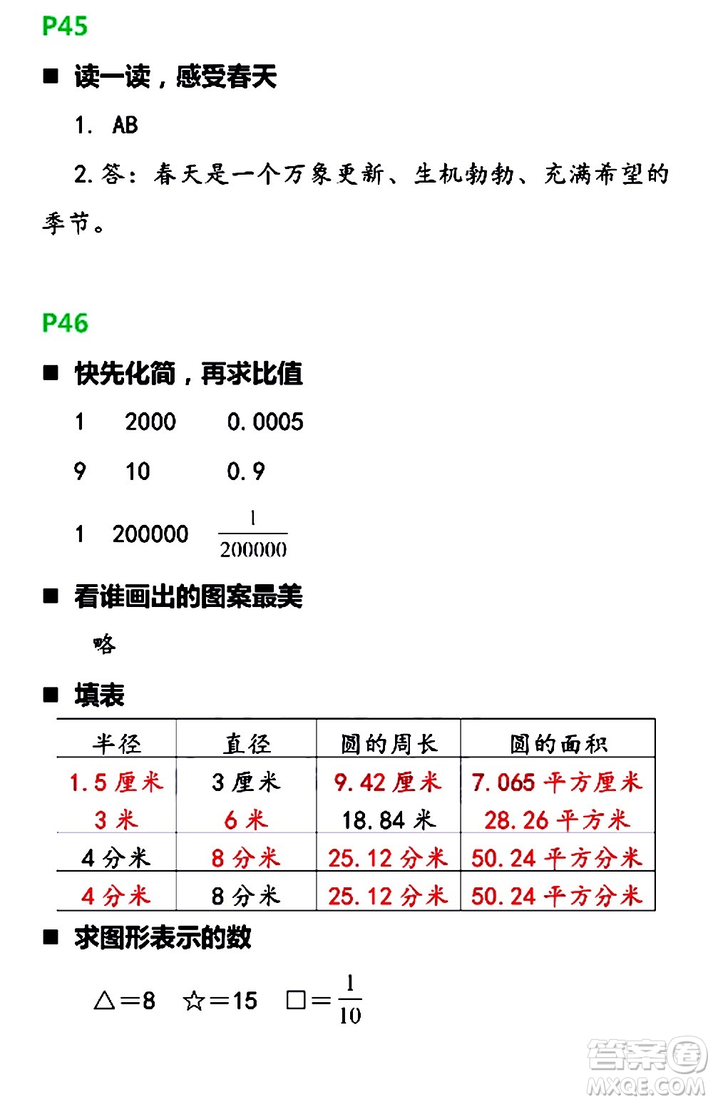 浙江教育出版社2021寒假新時空六年級B版答案