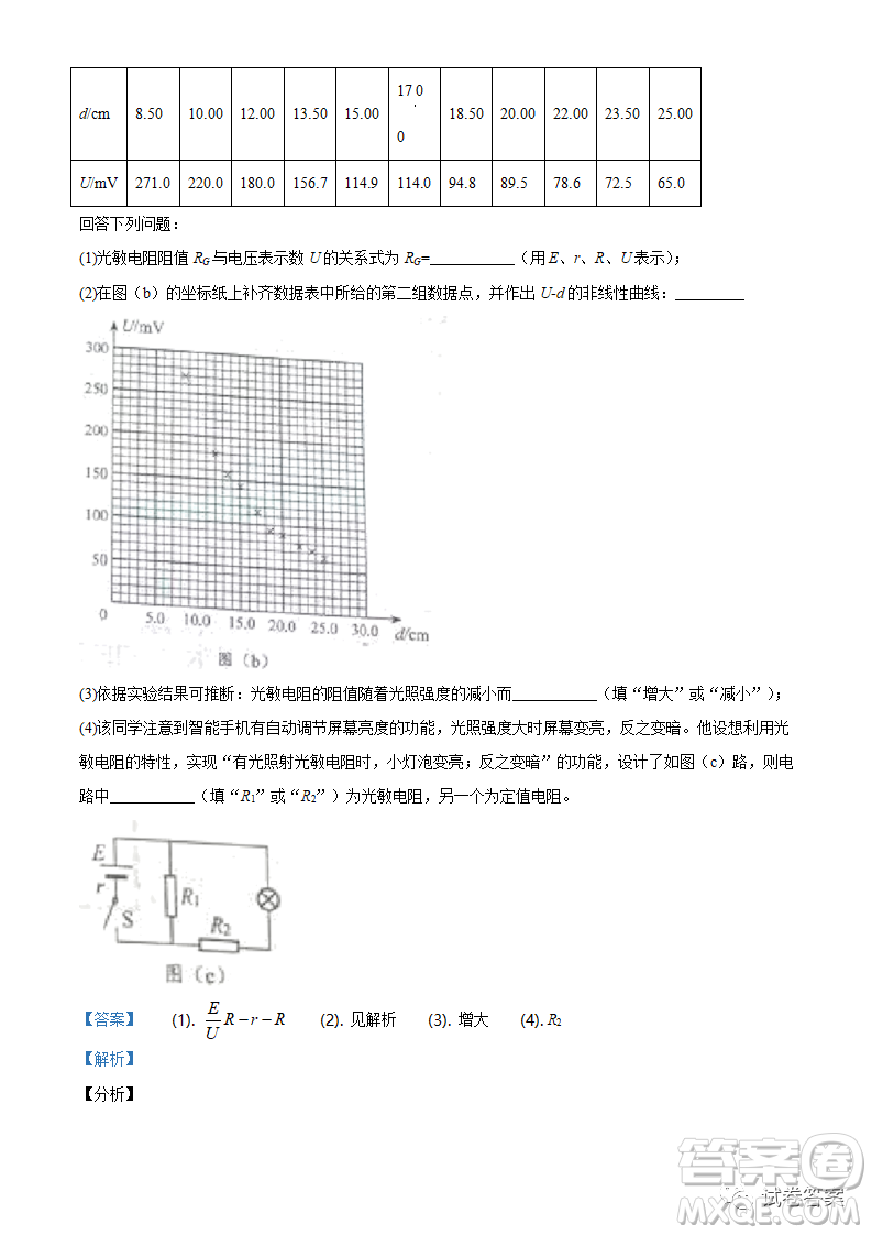 2021年遼寧省普通高等學(xué)校招生適應(yīng)性測試物理試題及答案