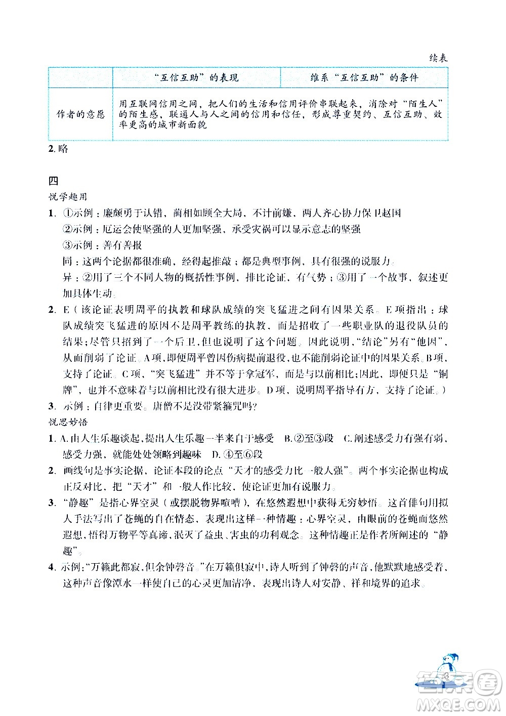 浙江教育出版社2021快樂春節(jié)玩轉(zhuǎn)假期活動手冊九年級答案