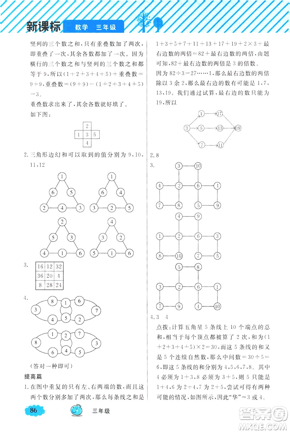 上海大學(xué)出版社2021鐘書金牌小學(xué)奧數(shù)舉一反三三年級(jí)B版答案