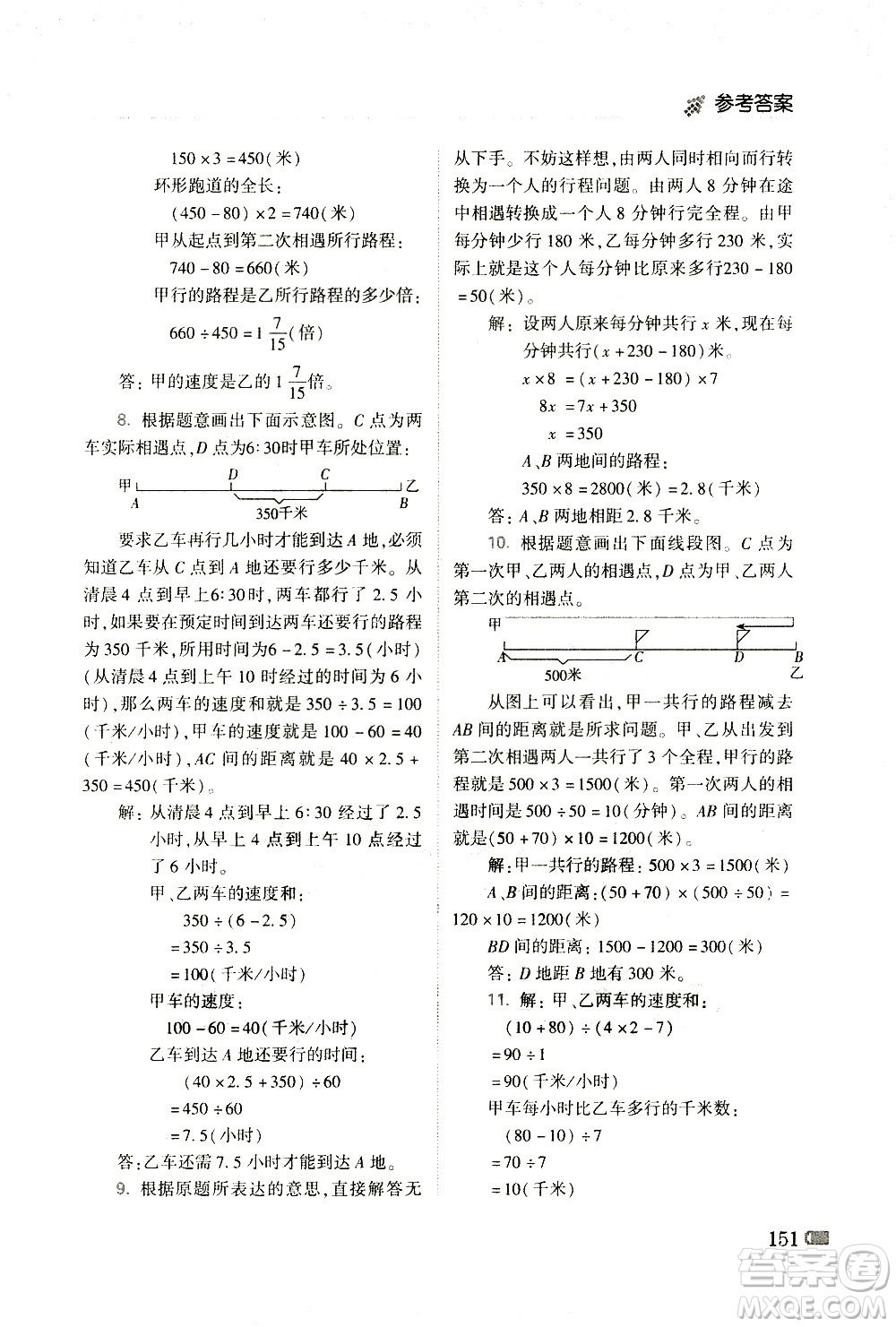 青島出版社2021小學生奧數(shù)點撥五年級答案