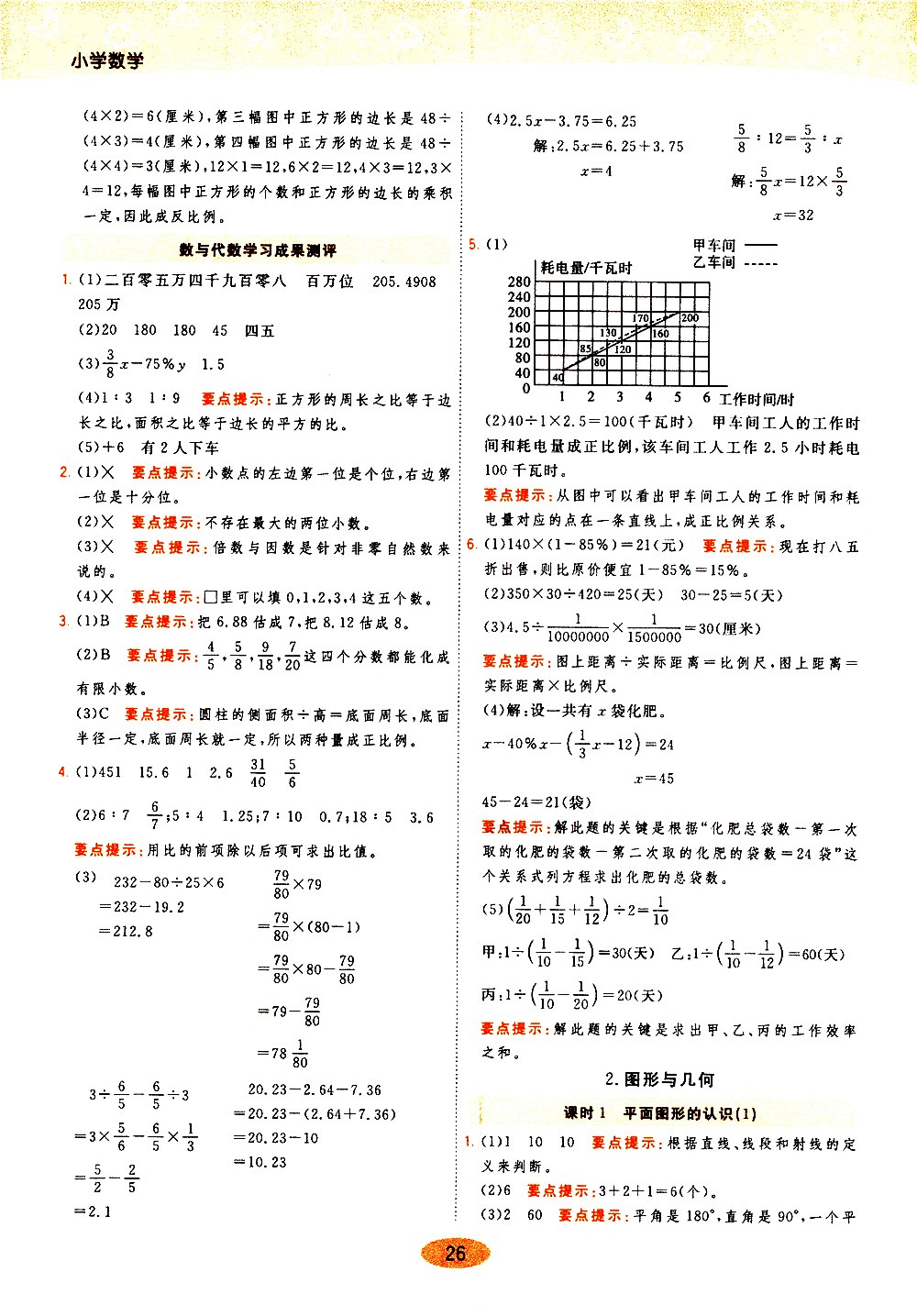 陜西師范大學(xué)出版社2021年黃岡同步練一日一練數(shù)學(xué)六年級下JS江蘇版答案