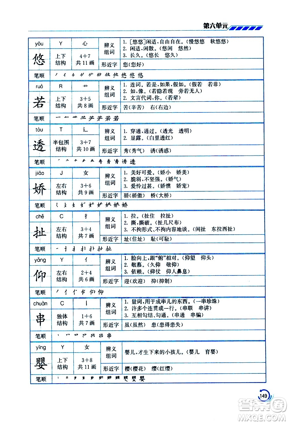 江蘇鳳凰美術(shù)出版社2021小學(xué)語(yǔ)文學(xué)霸三年級(jí)下冊(cè)全國(guó)版答案