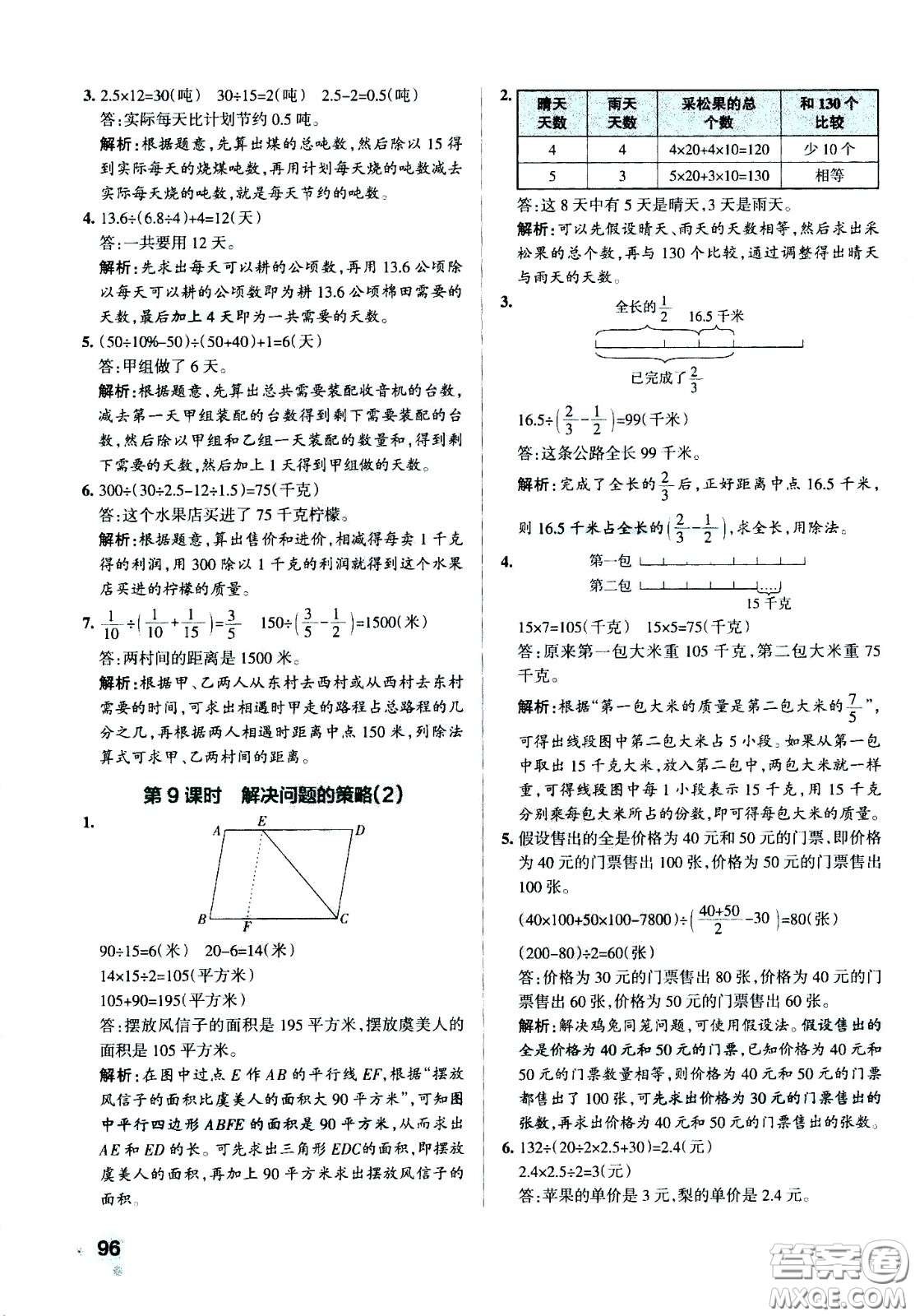 陜西師范大學出版總社有限公司2021小學學霸作業(yè)本數(shù)學六年級下SJ蘇教版答案