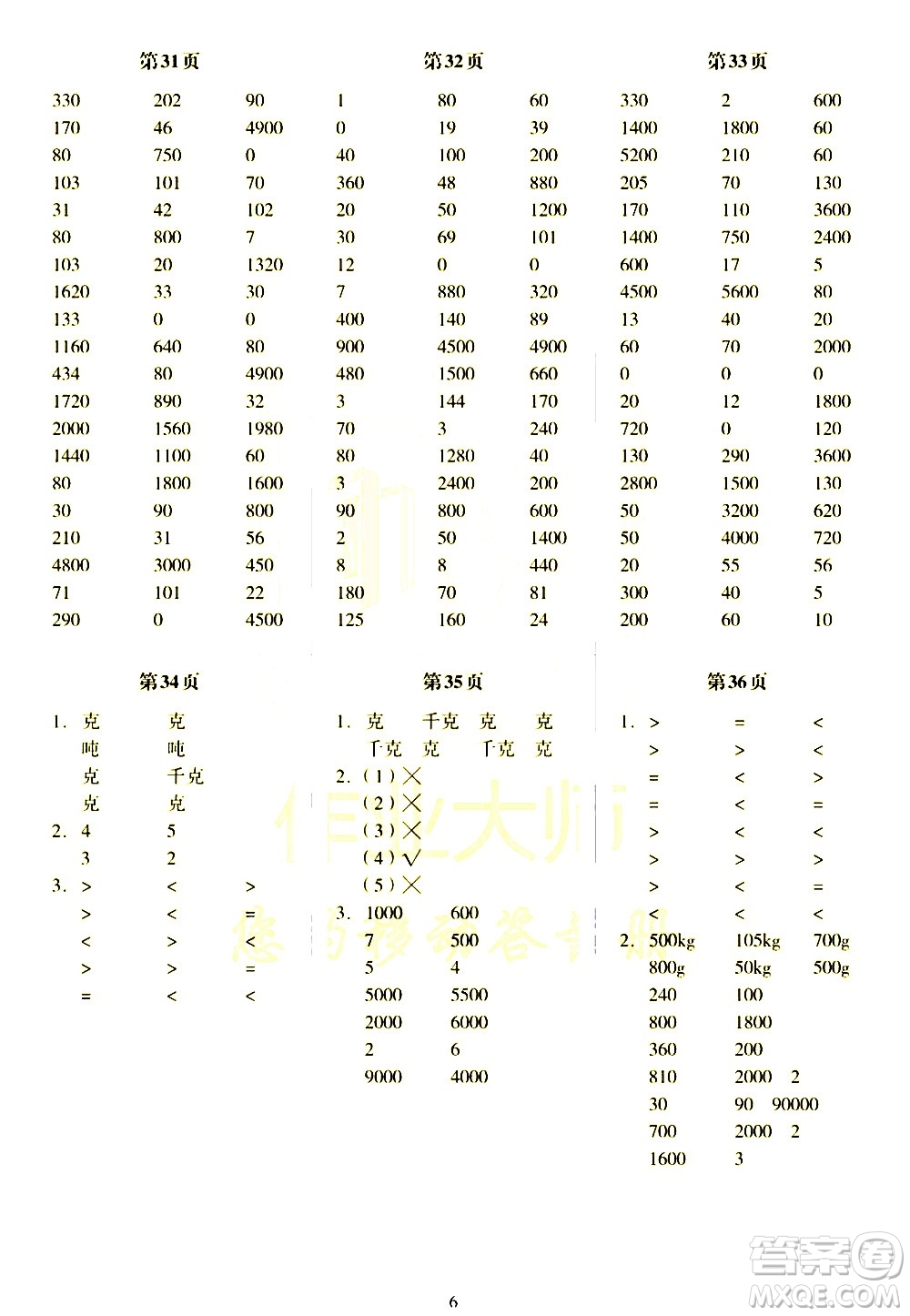 科學(xué)普及出版社2021幫你學(xué)數(shù)學(xué)口算練習(xí)冊小學(xué)三年級下冊北師版答案