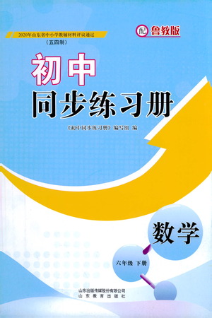 山東教育出版社2021初中同步練習(xí)冊(cè)數(shù)學(xué)五四制六年級(jí)下冊(cè)魯教版答案