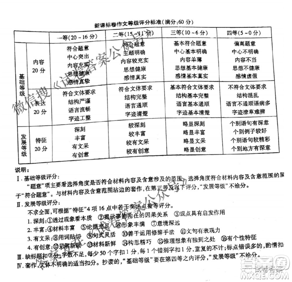 百校聯(lián)盟2021屆普通高中教育教學(xué)質(zhì)量監(jiān)測(cè)4月考試全國(guó)II卷語(yǔ)文答案