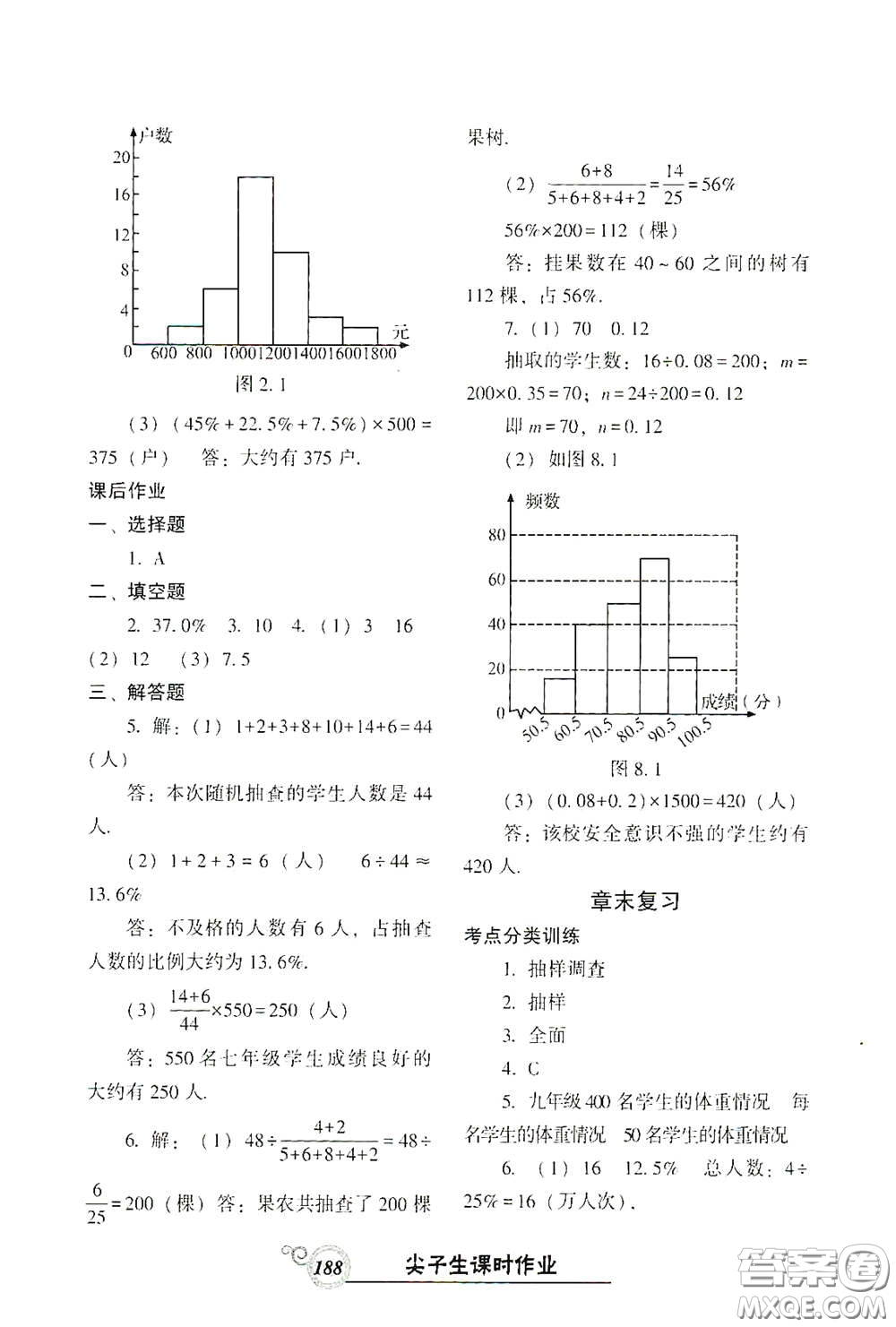 遼寧教育出版社2021尖子生新課堂課時(shí)作業(yè)七年級數(shù)學(xué)下冊人教版答案