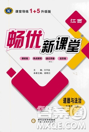 寧夏人民教育出版社2021暢優(yōu)新課堂七年級(jí)道德與法治下冊(cè)人教版江西專版答案