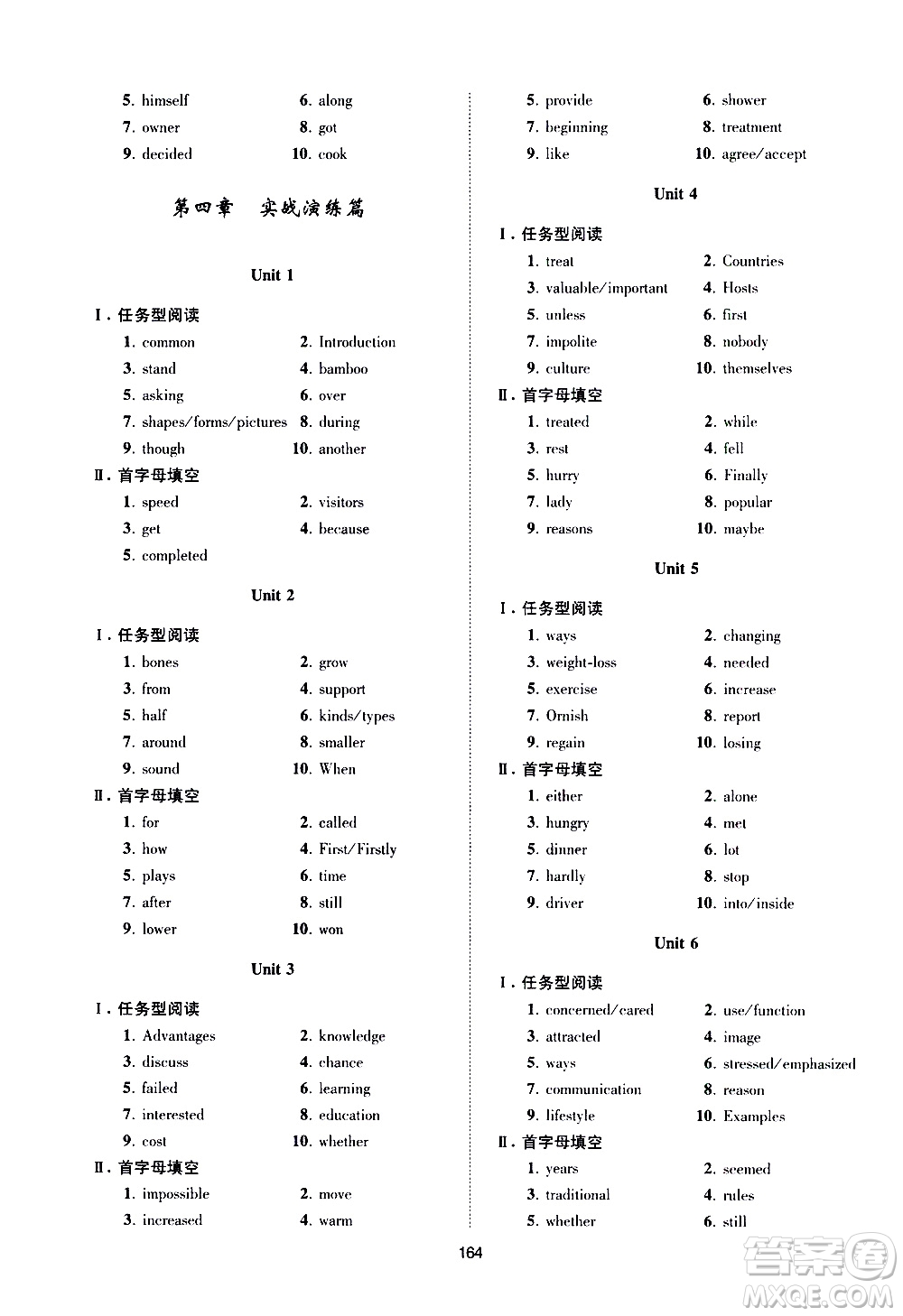 江蘇鳳凰科學技術出版社2021中考英語小題狂做提優(yōu)版通用版答案