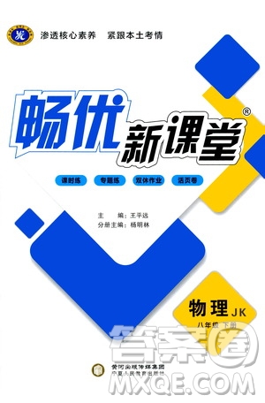 寧夏人民教育出版社2021暢優(yōu)新課堂八年級(jí)物理下冊(cè)教科版答案