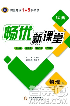 寧夏人民教育出版社2021暢優(yōu)新課堂九年級(jí)物理下冊(cè)人教版江西專版答案