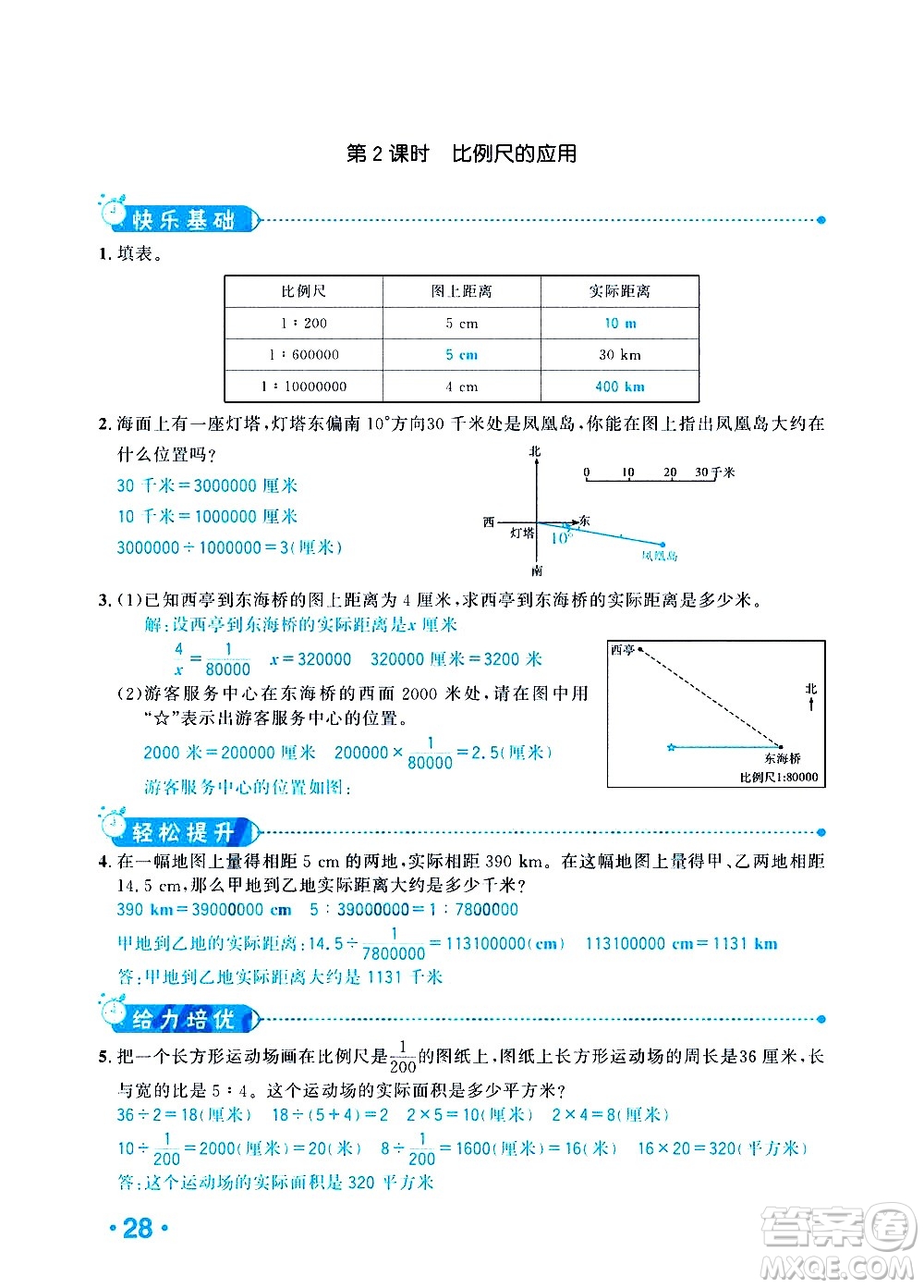 新疆青少年出版社2021小學(xué)一課一練課時達(dá)標(biāo)數(shù)學(xué)六年級下冊RJ人教版答案