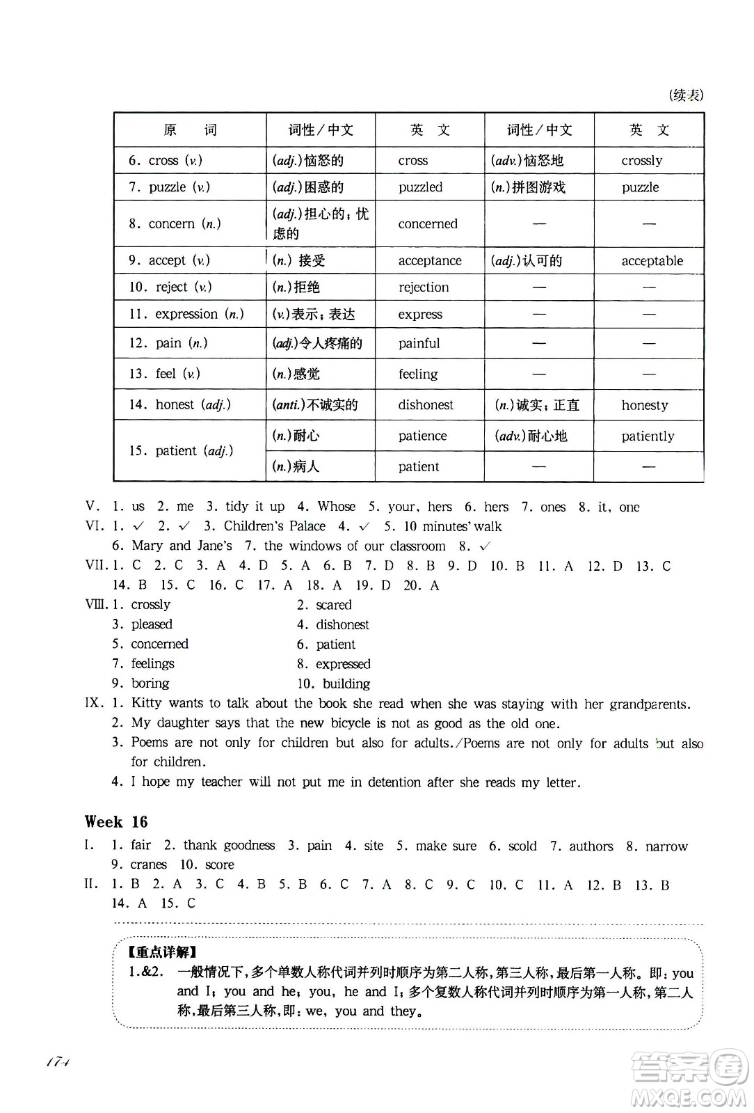 華東師范大學(xué)出版社2021華東師大版一課一練八年級英語增強版第二學(xué)期答案