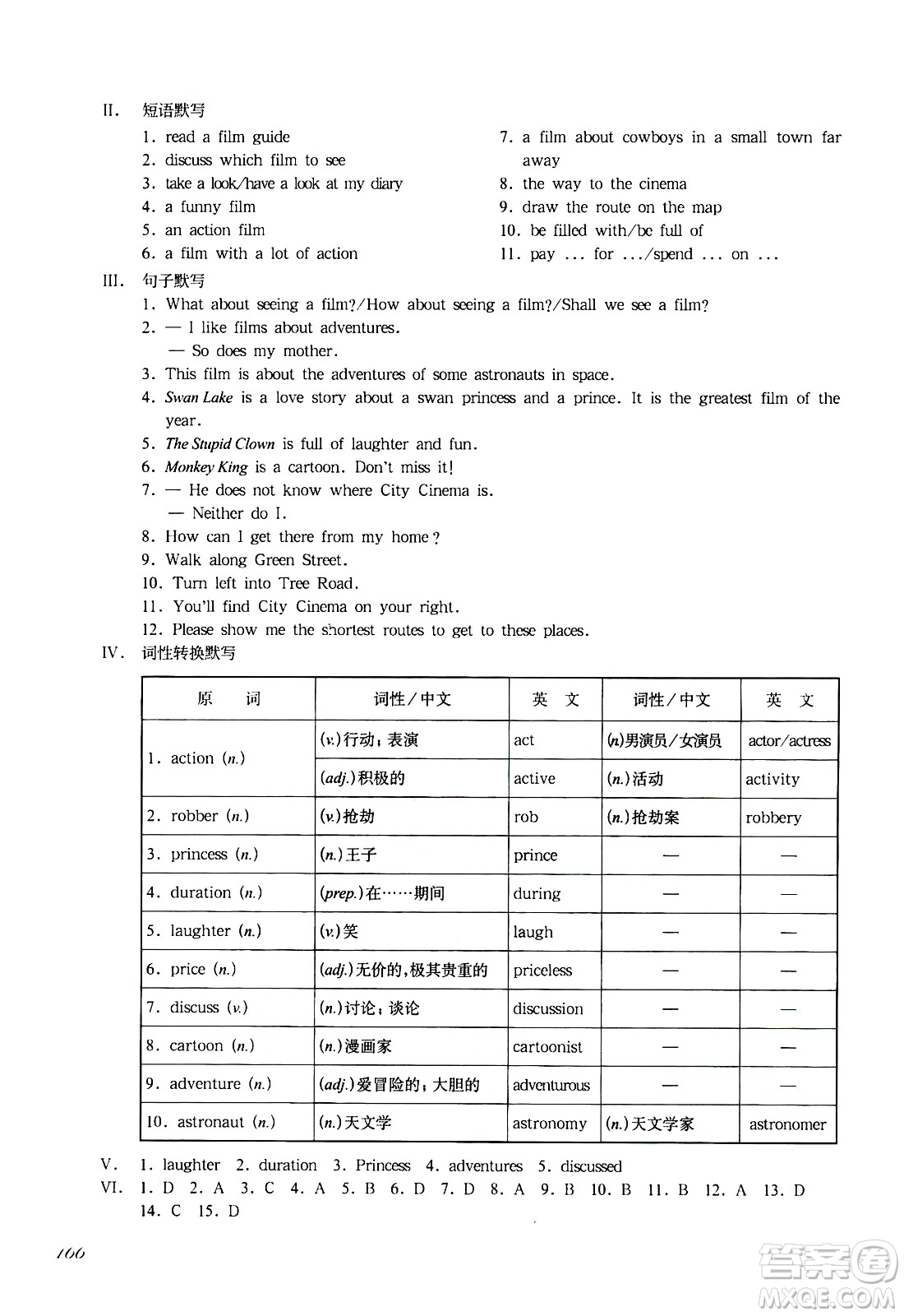 華東師范大學(xué)出版社2021華東師大版一課一練七年級(jí)英語增強(qiáng)版第二學(xué)期答案